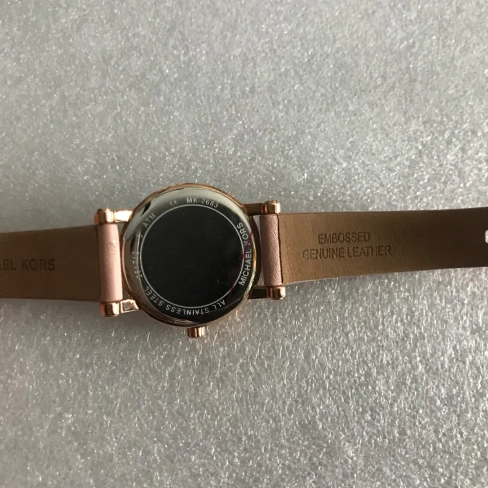 Michael Kors Petite Norie Pave Rose Gold Tone Mother of Pearl Dial Ladies Watch
